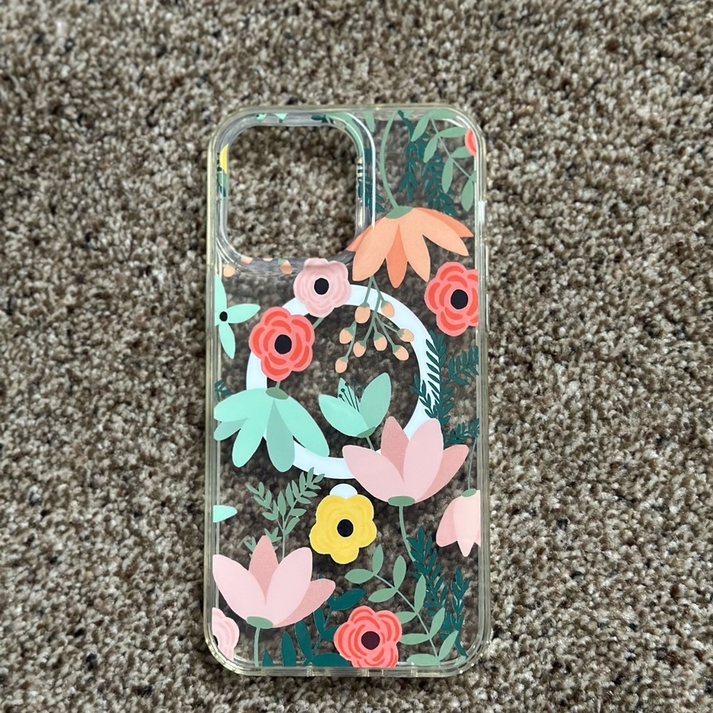 Floral Clear Phone Case